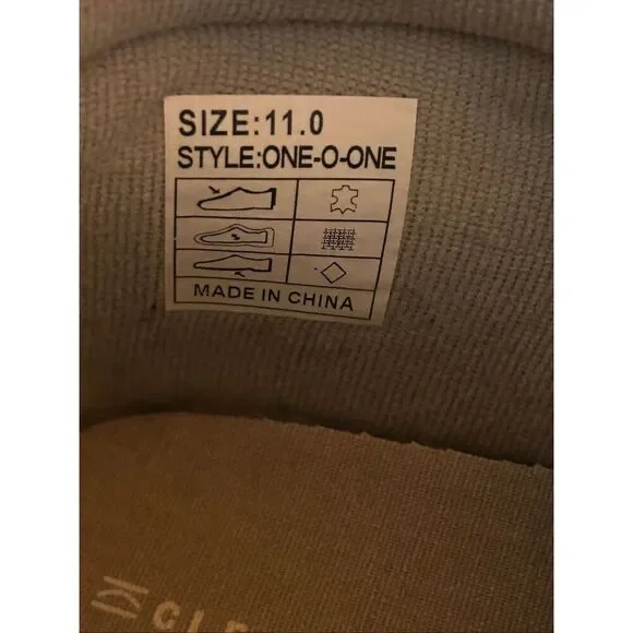 CLEAR WEATHER ONE-O-ONE CHUKKA BOOT NAVAJO COOL GREY Size 11